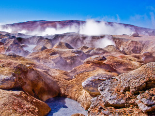 Lípez Sul-REA (Laguna Colorada, Gêiseres, Deserto Dalí, Lagoa Verde)