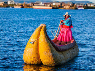 Navegação ao Lago Titicaca, Ilha dos Uros e Ilha Taquile