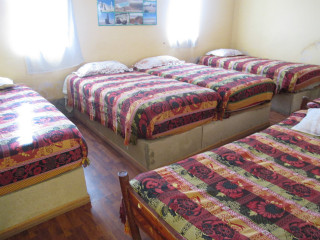 Accommodation in Laguna Colorada
