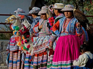 Folkloric presentation in Chivay