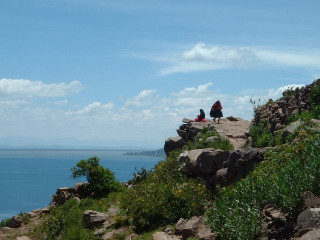 ÎLE DU SOLEIL : visite et apthapi (déjeuner typique andin) - COPACABANA - LA PAZ