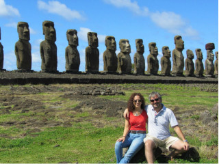 Excursão Ahu Vaihu - Vulcão Rano Raraku - Praia Anakena