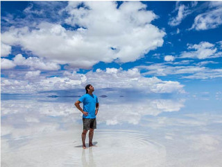 Empfang am Busterminal in Uyuni