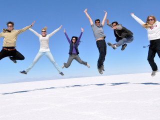 The Great Uyuni Salt Flats